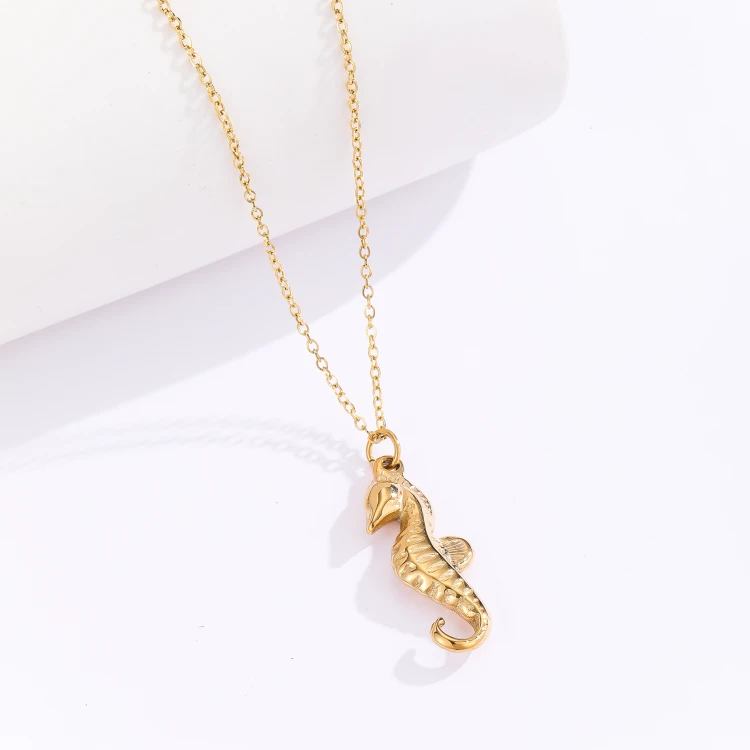 Naszyjnik stal szlachetna 316L - SN3 konik morski