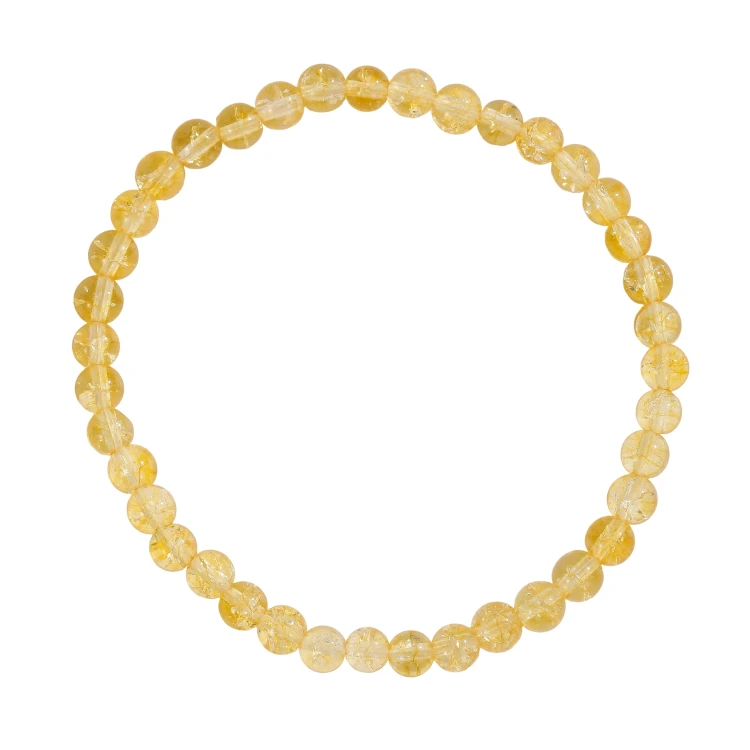 Bransoletka – Cytryn 4 mm