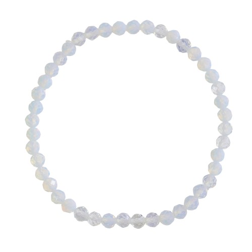 Bransoletka – Opal Fasetowany 4 mm