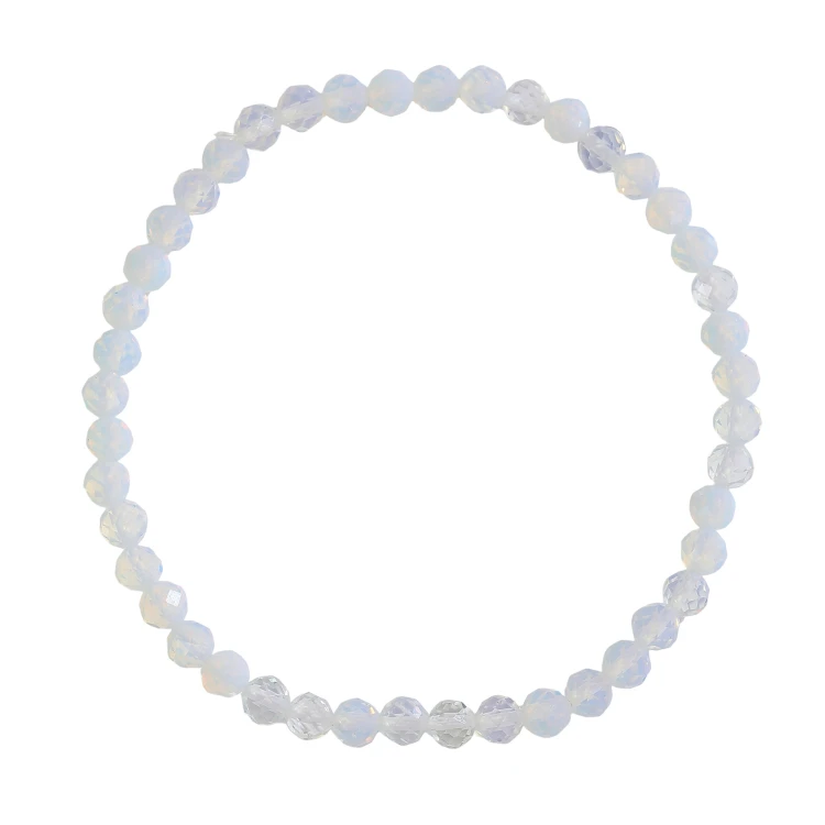 Bransoletka – Opal Fasetowany 4 mm